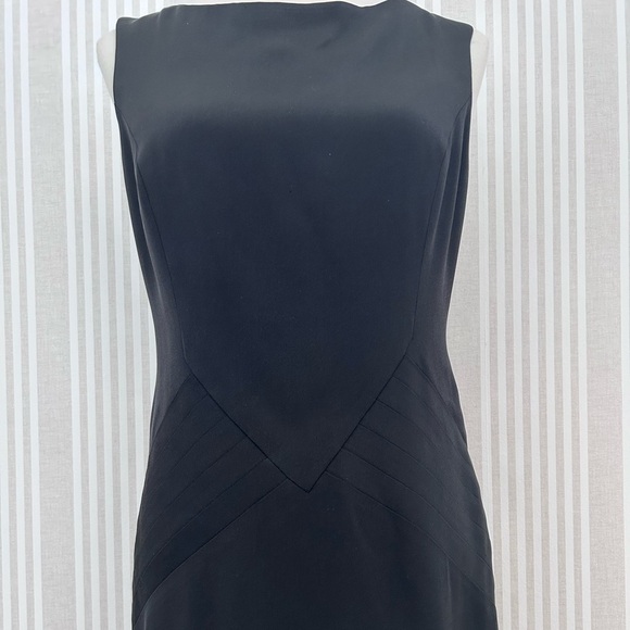 Ralph Lauren Black Label Sleeveless 100% Silk  Knee-Length Sheath Dress Sz 6 - Picture 2 of 10